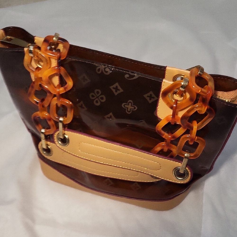 Stylish Brown Designer Tote Bag - Picture 10 of 16